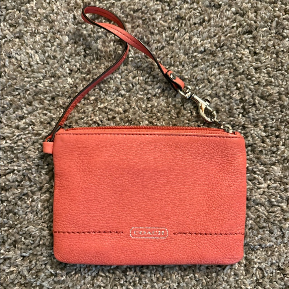 Coach Pink Wristlet